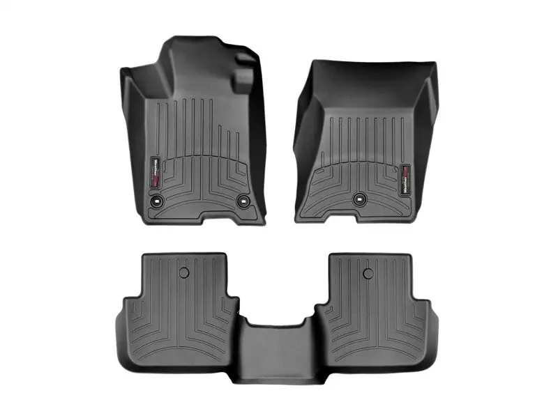 Weathertech Front Floorliner – Black Trim Fit 1