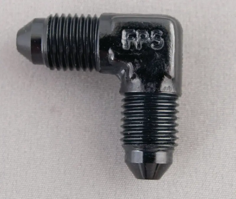 Fragola -12An 90-Degree Black Union Fitting – High-Performance An Hose Connection 1