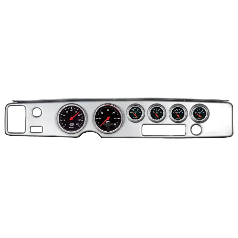 Autometer Designer Black Dash Kit For 1970–1981 Pontiac Firebird – 6-Gauge Configuration 1