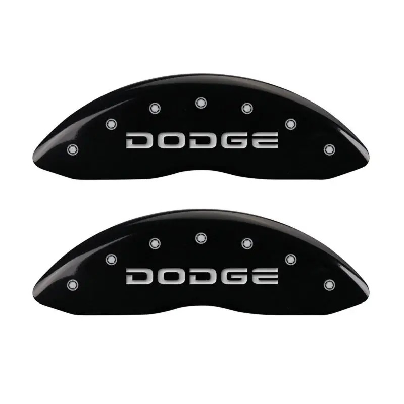 Mgp Engraved 4-Piston Caliper Covers – Front And Rear, Black Finish With Silver Accent (Dodge/Chrysler/Dodge Applications) 1