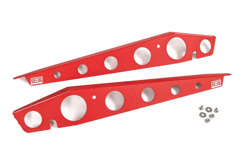 Grimmspeed Fender Shrouds For 2015–Present Subaru Wrx & Sti – Red Accent 1