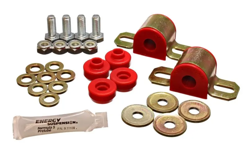 Energy Suspension Rear Sway Bar Bushings For 1991–1994 Nissan Sentra/Nx1600/Nx2000 – 15Mm Diameter, Red Polyurethane 1