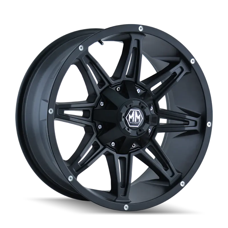 Mayhem 8090 Rampage Matte Black Alloy Wheel – 18X9 1