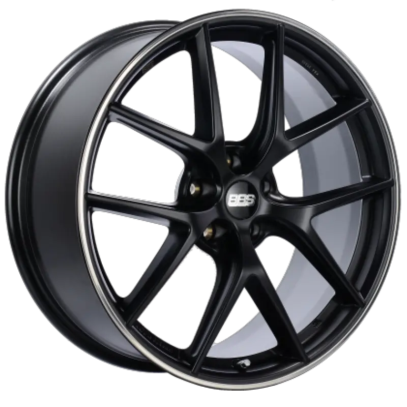 Bbs Ci-R Satin Black Polished Wheel – 20X10.5", 5X114.3, Et39, 82Mm Hub Bore (Rim Protector Included) 1