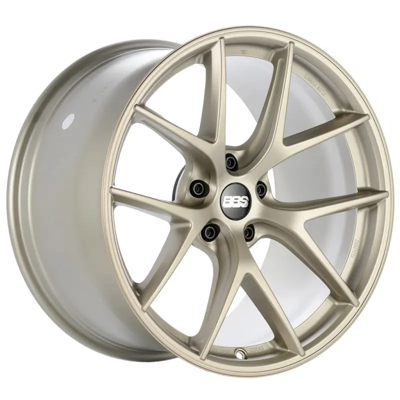 Bbs Ci-R Forged Alloy Wheel – 20X9, Et45, Satin White-Gold Finish, Face 2 Design 1
