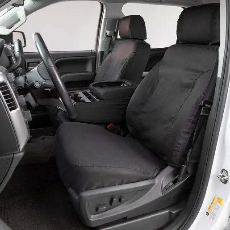 Covercraft Polycotton Seatsaver Custom Front Seat Covers For 2003–2006 Chevrolet Silverado, Charcoal 1