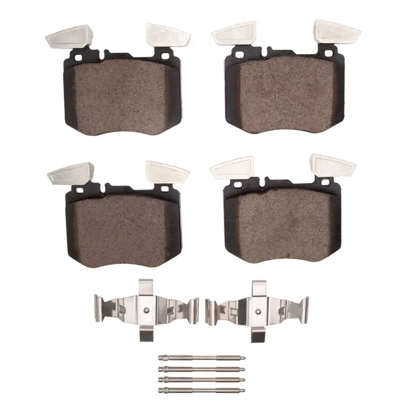 R1 Front Brake Pad & Hardware Kit – Oe-Matched For 2016–2023 Mercedes-Benz Glc300 1