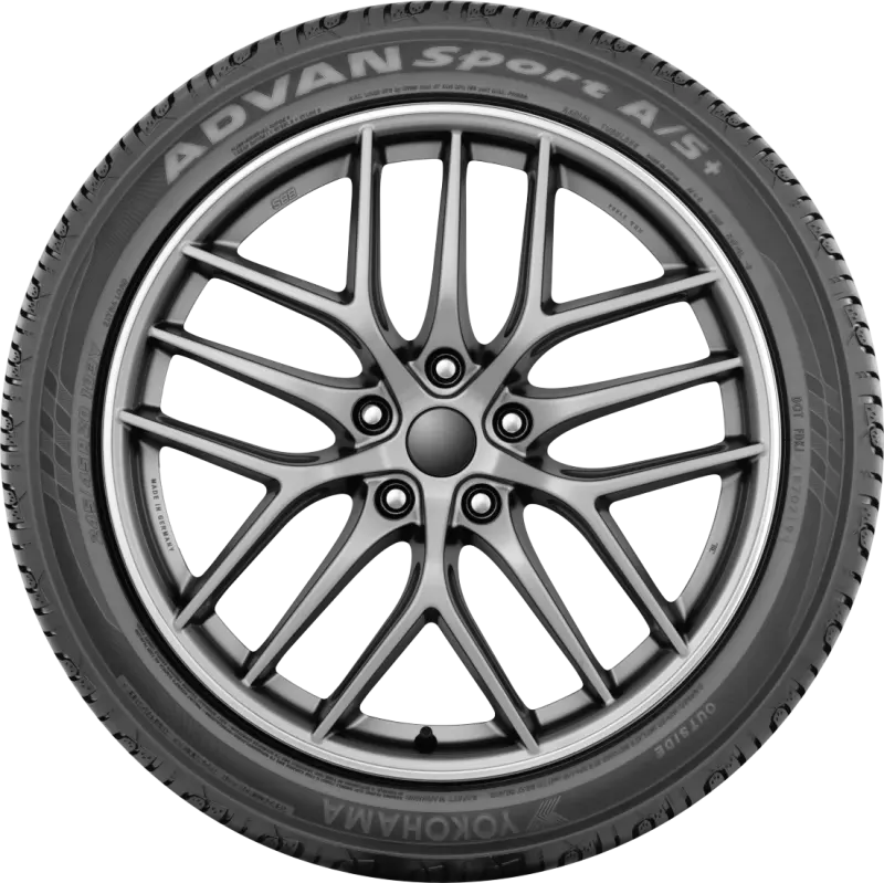 Yokohama Advan Sport A/S+ All-Season Performance Tire – 245/40R17, 95W Load Rating 1