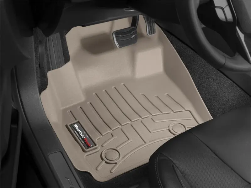 Weathertech Front Floorliners For 2008–2013 Mercedes-Benz C-Class (W204) – Tan 1