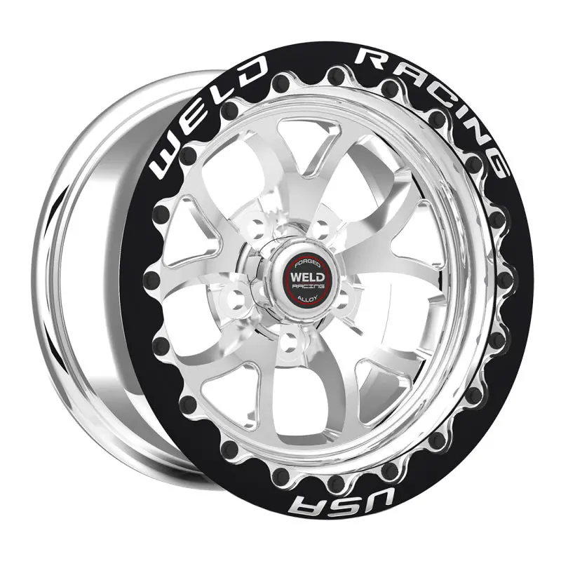 Weld S76 Beadlock Wheel – 17X11", 5X115Mm, 6.2" Backspace, Black Center/Polished Lip 1