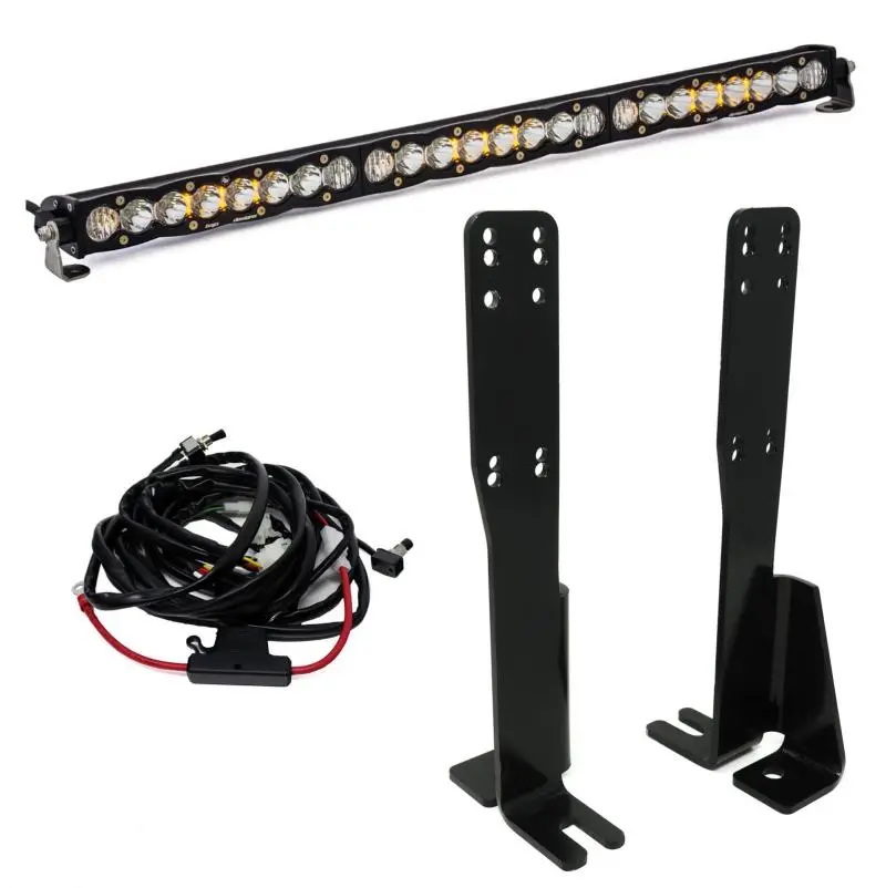 Baja Designs Onx6/S8 30" Grille-Mount Light Bar For 2014–2019 Toyota 4Runner 1
