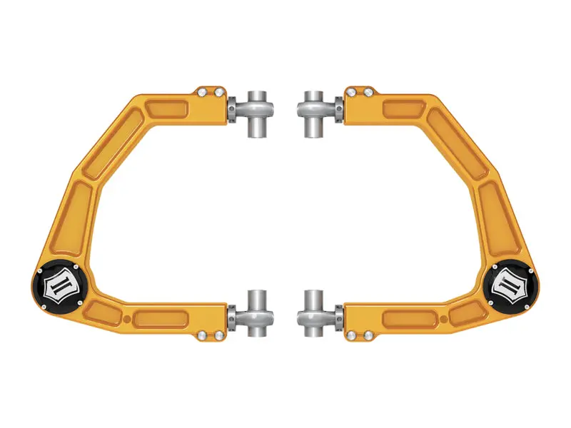 Icon Billet Upper Control Arms With Delta Joint Pro For 2024 Toyota Tacoma – Gold Anodized 1
