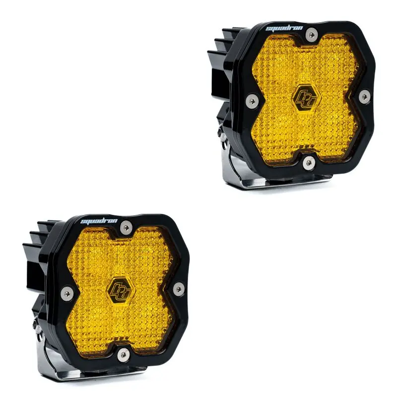 Baja Designs Squadron 2.0 Sport Led Scene Lights (Pair) – Amber 1
