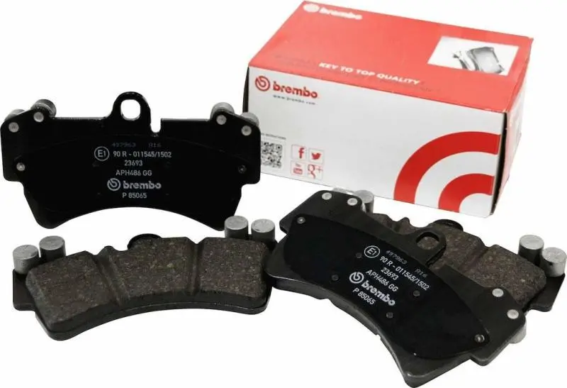 Brembo Front Ceramic Brake Pads For 2008–2014 Ford E-150/E-250 And 2008–2019 E-350 Super Duty – Nao Premium Oe Replacement 1