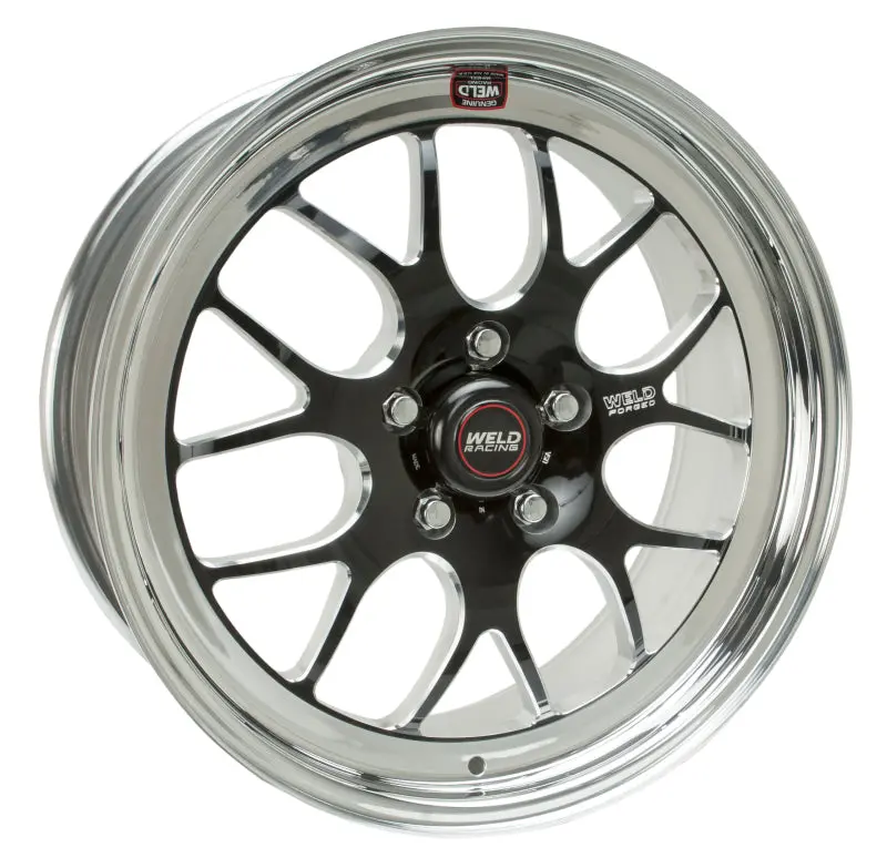 Weld S77 Forged Aluminum Wheel — 18X8", 5X4.75", 3.7" Backspace, Medium Pad Finish (Non-Beadlock) 1