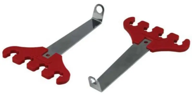 Moroso Chevrolet Small Block 4-Hole Ignition Wire Loom Kit - 7-9Mm - Red 1