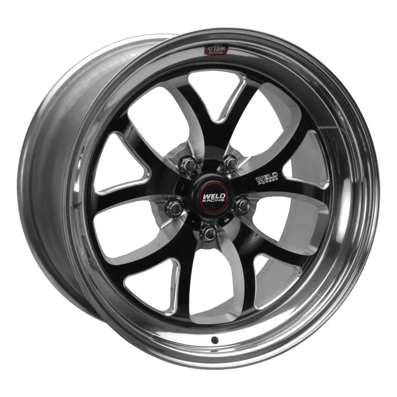 Weld S76 Black Forged Aluminum Wheel – 18×8", 5×4.5" Bolt Pattern, 5.2" Backspace, Low-Pad Design 1