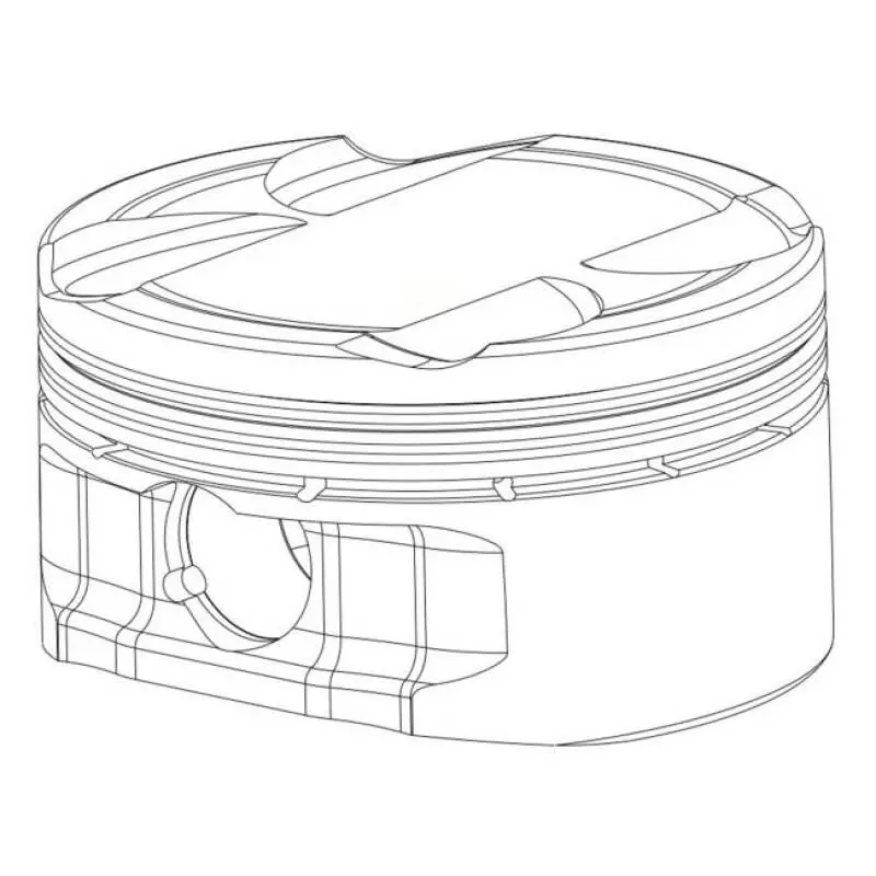 Cp Pistons & Ring Sets For Toyota 7Mgte – 84.0Mm Bore, +1.0Mm Oversize, 8.4:1 Cr 1