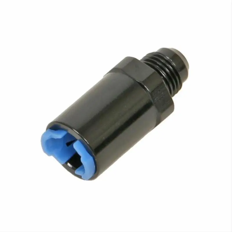 Fragola -6An To 5/16" Fuel Return Fitting – Black Anodized 1