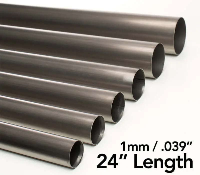 Ticon Industries Titanium Tubing – 1" Od, 24" Length, 1Mm Wall Thickness (0.039") 1