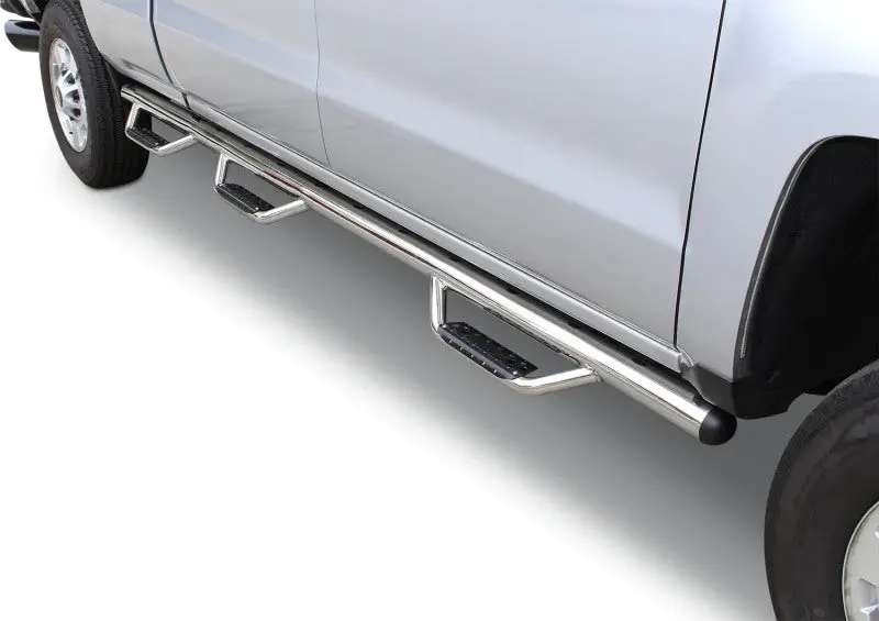 Go Rhino Dominator D3 Side Steps – One-Piece, Wheel-To-Wheel, Stainless Steel For 2007–2010 Silverado 2500Hd/3500Hd 2
